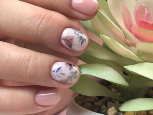 Floral Nail Trends at The Nest Salon in Dubai