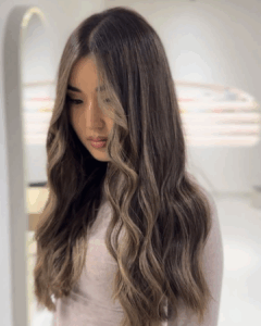 Ashy Balayage at The Nest Hair Salons in Dubai