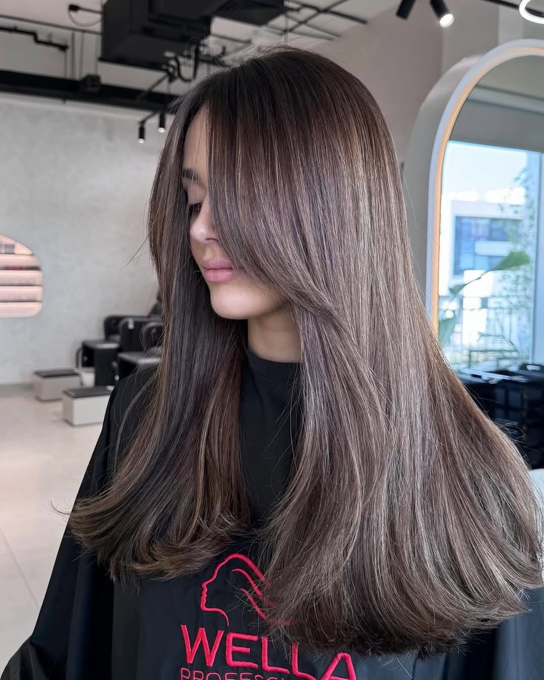 Ashy Brown Hair at The Nest Hair Salons in Dubai