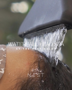 waterfall hair spa