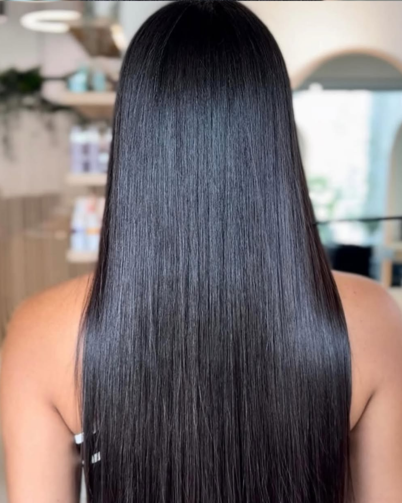 frizz free hair at the nest salon dubai